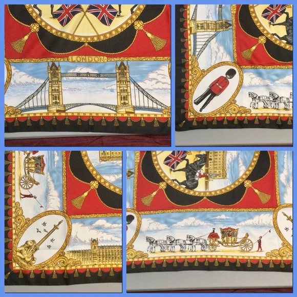 Vtg London Scarf_004 - Picture 3 of 6